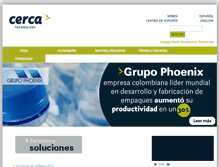 Tablet Screenshot of cercatechnology.com